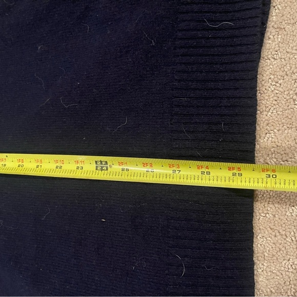 J. Crew 100% Lambswool Blue Cardigan Sweater Size XL. 6 - Picture 6 of 8